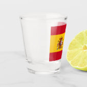 Spanische Flagge (Spanien) Schnapsglas (Links)