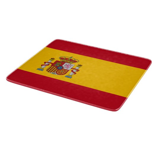 Spanische Flagge (Spanien) Schneidebrett (Ecke)