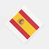 Spanische Flagge (Spanien) Serviette (Ecke)