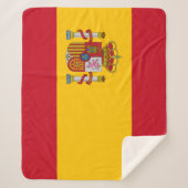 Spanische Flagge (Spanien) Sherpadecke (Vorderseite)