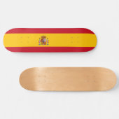 Spanische Flagge (Spanien) Skateboard (Horizontal)