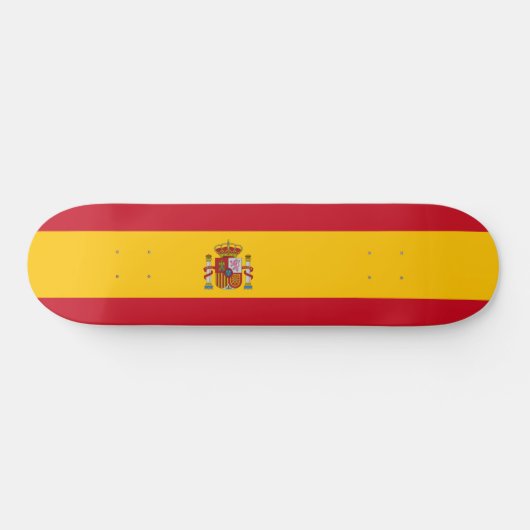 Spanische Flagge (Spanien) Skateboard (Horizontal)