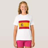 Spanische Flagge (Spanien) T-Shirt (Vorne ganz)