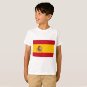 Spanische Flagge (Spanien) T-Shirt (Vorne ganz)
