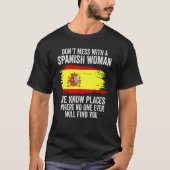 Spanische Flagge Spanien T-Shirt (Vorderseite)