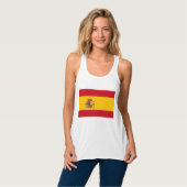 Spanische Flagge (Spanien) Tank Top (Vorderseite Vollansicht)