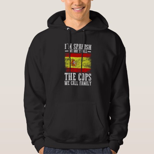 Spanische Flagge Spaniens Hoodie (Vorderseite)