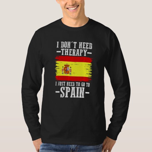 Spanische Flagge Spaniens T-Shirt (Vorderseite)