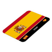 Spanische Flagge / Spanisches Land / Spanien Magnet (Linke Seite)