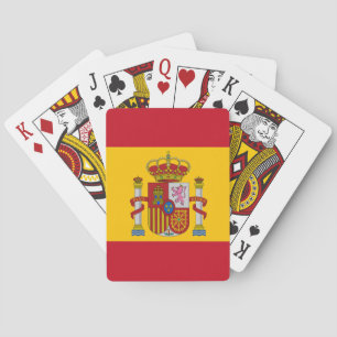 Spanische Flagge Spielkarten
