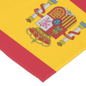 Spanische Flagge / Sportfans Haus / Spanien Kurze Kurzer Tischläufer (Ecke)