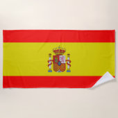 Spanische Flagge Strandtuch (Vorderseite)