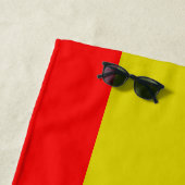 Spanische Flagge Strandtuch (Beispiel)