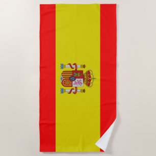 Spanische Flagge Strandtuch