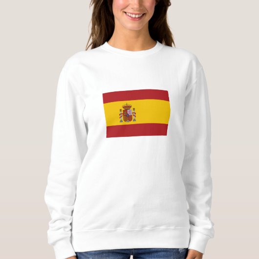 Spanische Flagge Sweatshirt (Vorderseite)