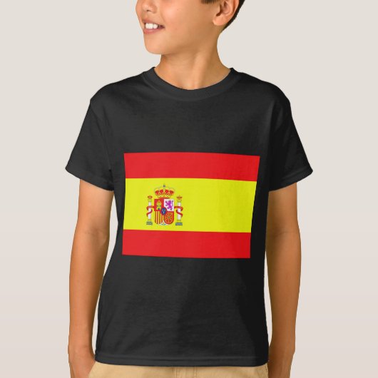 Spanische Flagge T-Shirt (Vorderseite)