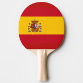 Spanische Flagge Tischtennis Schläger (Vorderseite)