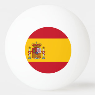 Spanische Flagge Tischtennisball