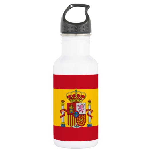 Spanische Flagge Trinkflasche (Vorderseite)
