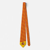 Spanische Flagge und Wappen, Flagge Spaniens Krawatte (Vorderseite)