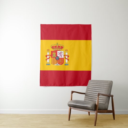 Spanische Flagge Wandteppich (Beispiel)