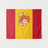 Spanische Flagge Wandteppich (Vorderseite (Horizontal))