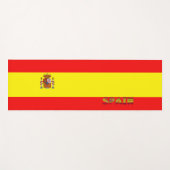 Spanische Flagge Yogamatte (Vorderseite (Horizontal))