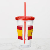 Spanische Flaggentumoren Acryltrinkbecher (Rechts)