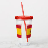 Spanische Flaggentumoren Acryltrinkbecher (Links)