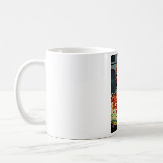 Spanische Flamenco-Tänzer-Tasse Kaffeetasse (Links)
