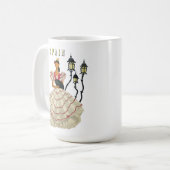 Spanische Flamenco Tänzerin Spanien Kaffeetasse (Vorderseite Links)