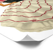 Spanische Flamenco Tänzerin Spanien Poster (Ecke)