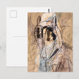 Spanische Frau Francis Picabia Postkarte