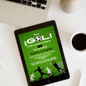 Spanische Fußball-Männerparade in jedem Alter Einladung