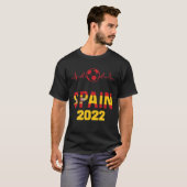 Spanische Fußballmannschaft 2022 T-Shirt (Vorne ganz)