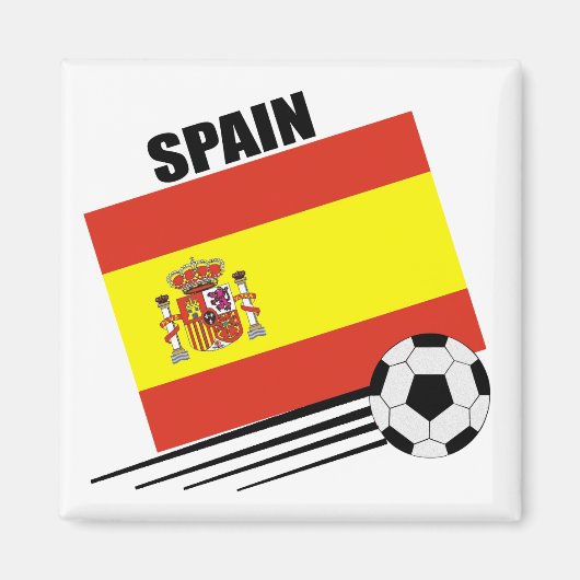 Spanische Fußballmannschaft Magnet (Vorne)