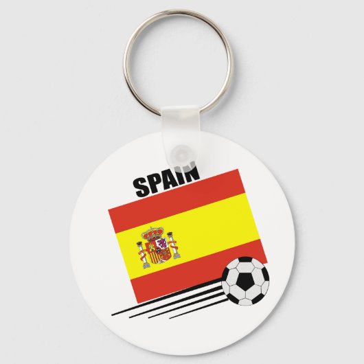 Spanische Fußballmannschaft Schlüsselanhänger (Vorderseite)