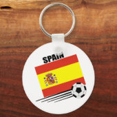 Spanische Fußballmannschaft Schlüsselanhänger (Vorderseite)