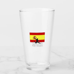 Spanische Fußballnationalmannschaft Glas