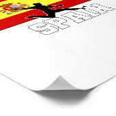Spanische Fußballnationalmannschaft Poster (Ecke)