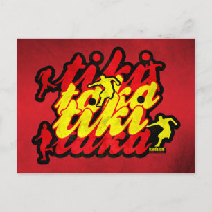 Spanische Fußballrevolution Postkarte