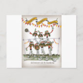 Spanische Fußballverteidigung Postkarte (Vorderseite)