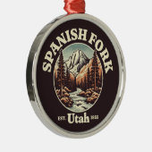 Spanische Gabel, Utah Ornament Aus Metall (Rechts)