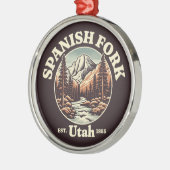 Spanische Gabel, Utah Ornament Aus Metall (Links)