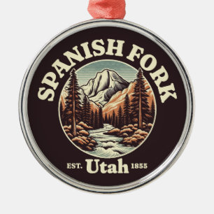 Spanische Gabel, Utah Ornament Aus Metall