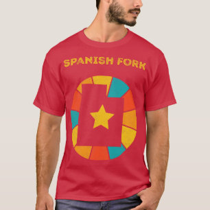 Spanische Gabel Utah Vintag Störendes Souvenir 1 T-Shirt