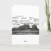 Spanische Geburtstags-Karte für Mama Karte (Rückseite)