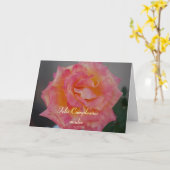 Spanische Geburtstags-Karte für Mutter Karte (Gelbe Blume)