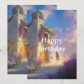 Spanische Geburtstagskarte Feiertagskarte (Vorne/Hinten)