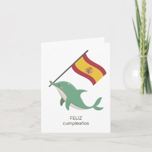 Spanische Geburtstagskarte - feliz cumpleaños Karte